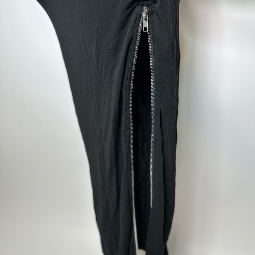 Helmut Lang Asymmetric Zip Midi Dress - Picture 8 of 10